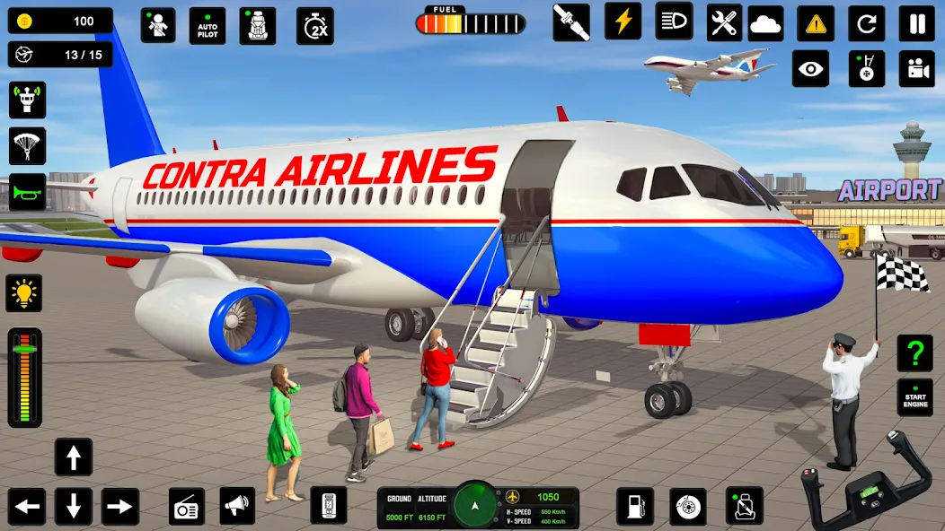 City Pilot Cargo Plane Games (Сити Пилот Карго Плейн Геймс)  [МОД Бесконечные монеты] Screenshot 5