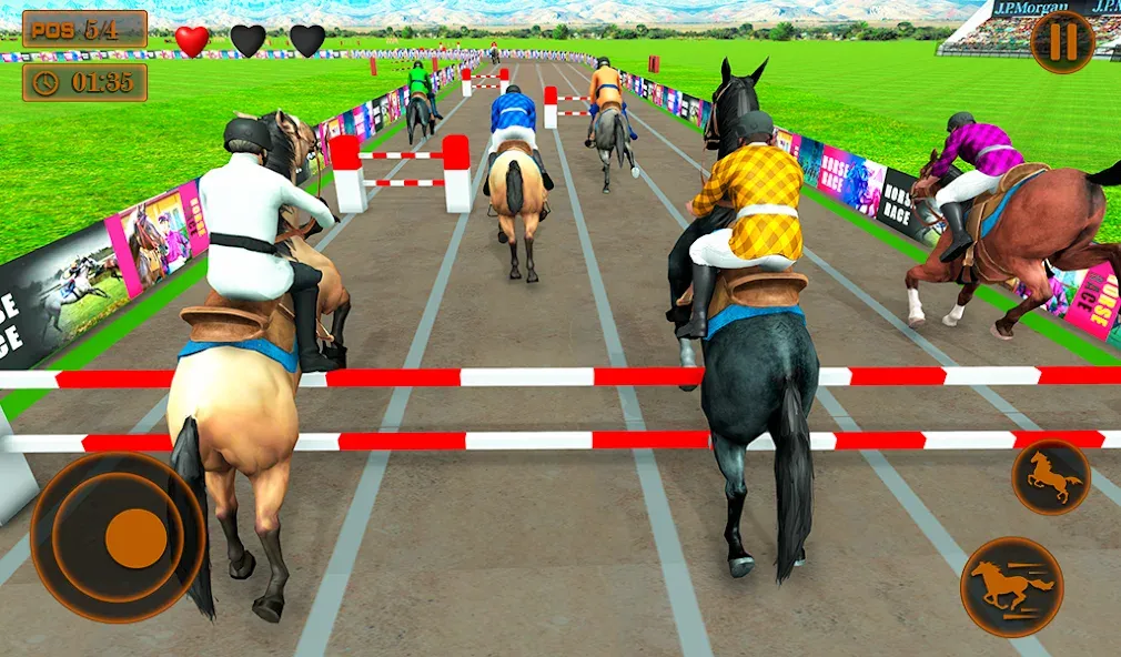 Mounted Horse Racing Games  [МОД Много монет] Screenshot 5