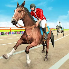 Взлом Mounted Horse Racing Games  [МОД Много монет] - полная версия apk на Андроид