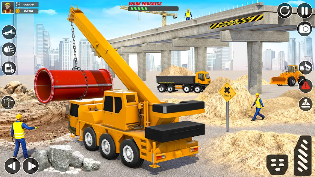 City Builder Construction Sim (Сити Билдер Констракшн Сим)  [МОД Много монет] Screenshot 3