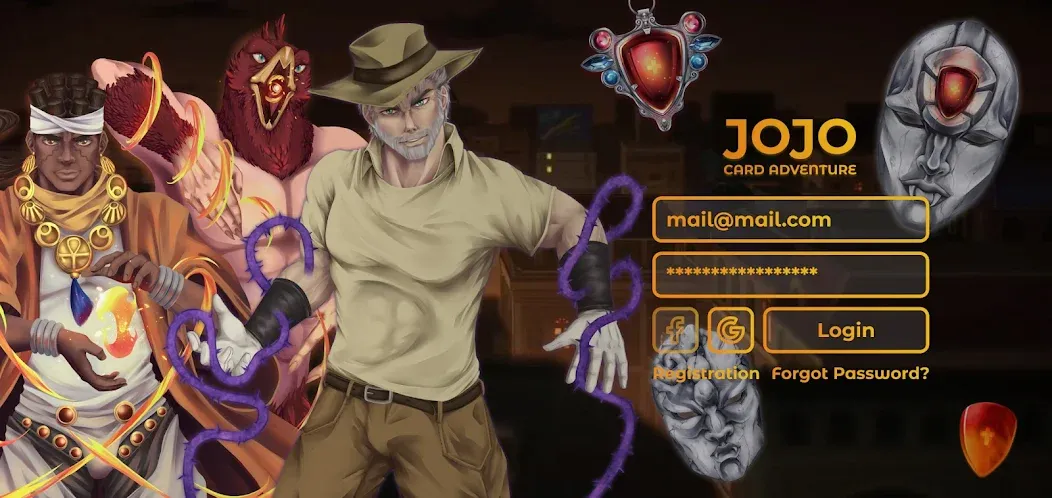 JOJO: Card Adventure－TCG & CCG (Джоджо)  [МОД Меню] Screenshot 2