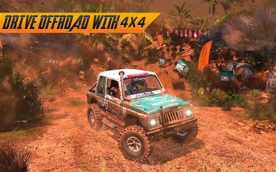 Offroad Jeep Driving Simulator  [МОД Mega Pack] Screenshot 3