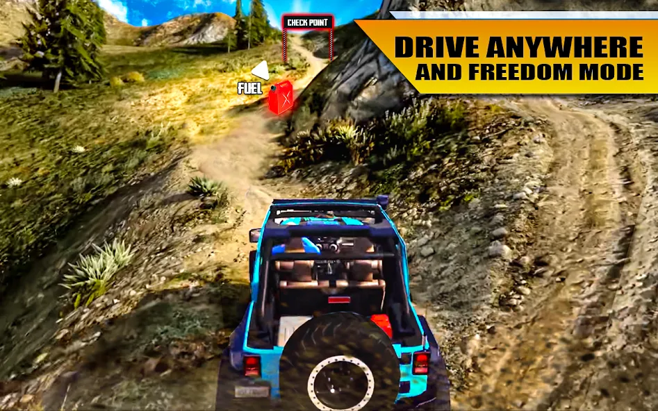 Off Road Jeep Drive Simulator  [МОД Unlimited Money] Screenshot 1