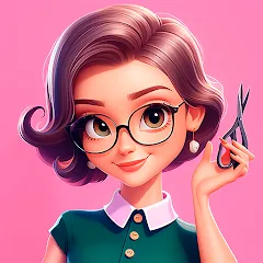 Взломанная Beauty Tycoon: Hair Salon Game (Бьюти Тайкун)  [МОД Меню] - последняя версия apk на Андроид