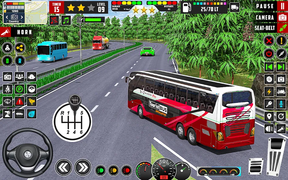 City Bus Simulator 3D Bus Game (Симулятор городского автобуса 3D  игра   )  [МОД Много денег] Screenshot 1