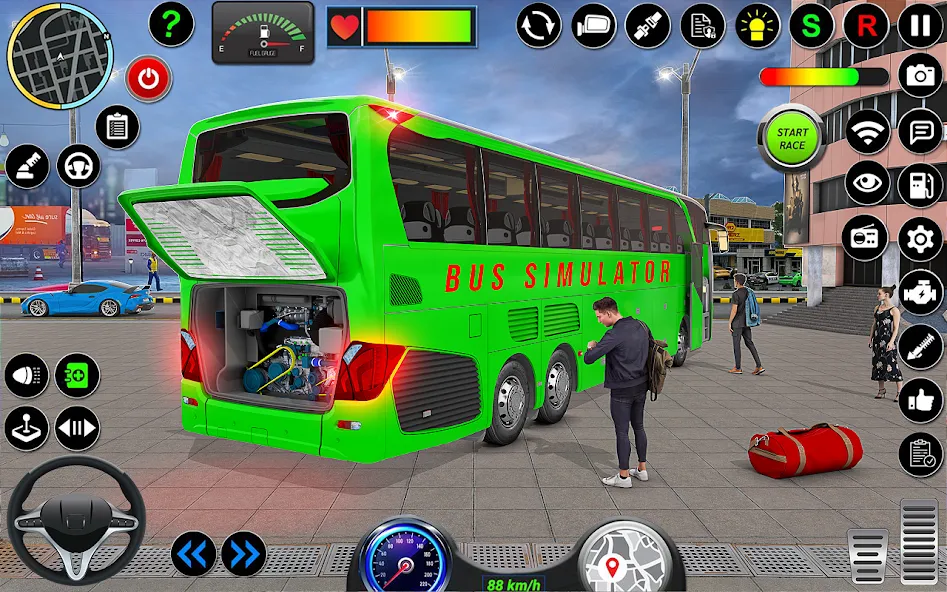 City Bus Simulator 3D Bus Game (Симулятор городского автобуса 3D  игра   )  [МОД Много денег] Screenshot 2