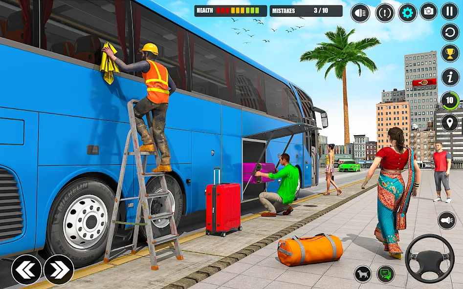 City Bus Simulator 3D Bus Game (Симулятор городского автобуса 3D  игра   )  [МОД Много денег] Screenshot 3