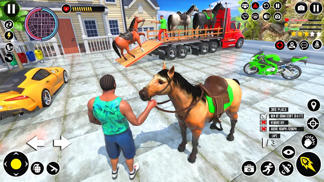 Animal Transport Truck Game 3D (Игра Грузовик для перевозки животных)  [МОД Mega Pack] Screenshot 2