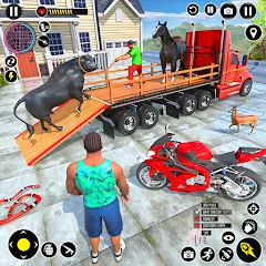 Взлом Animal Transport Truck Game 3D (Игра Грузовик для перевозки животных)  [МОД Mega Pack] - полная версия apk на Андроид