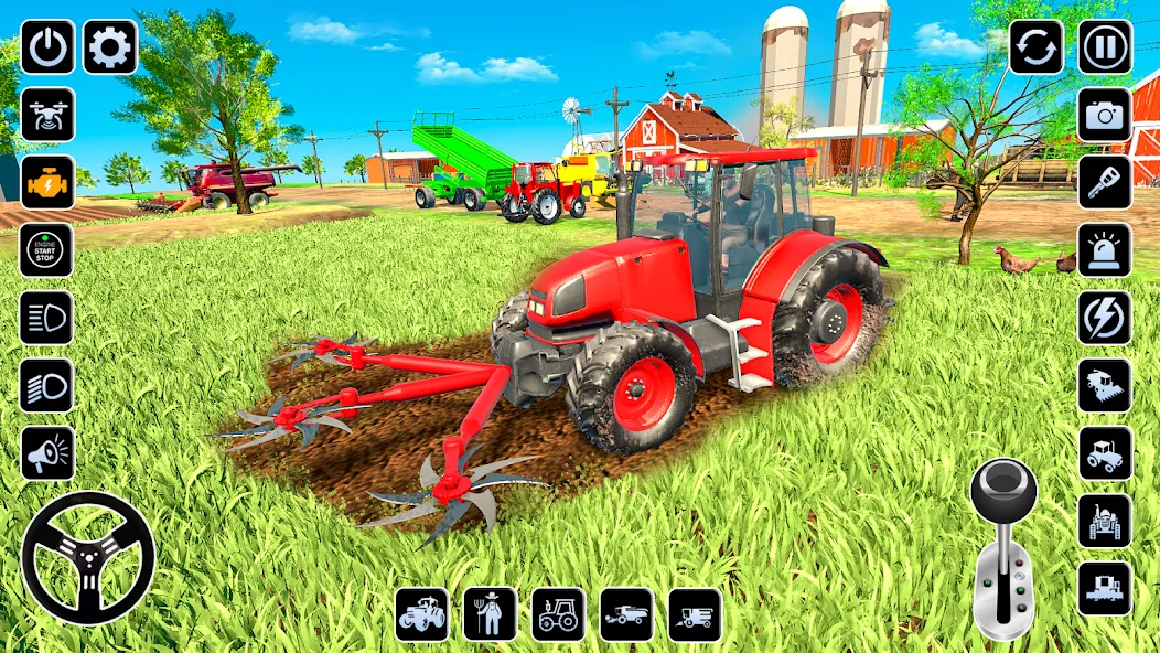 Farming Games & Tractor Games  [МОД Все открыто] Screenshot 1