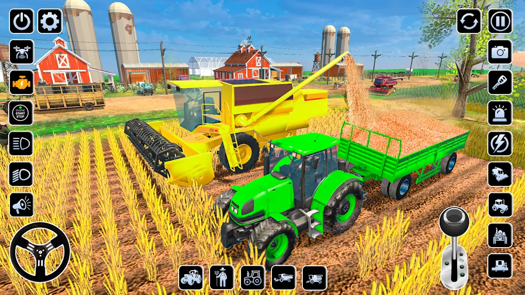 Farming Games & Tractor Games  [МОД Все открыто] Screenshot 4