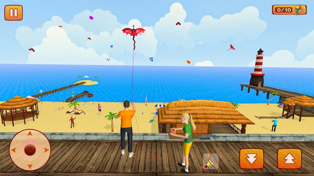 Kite Game: Kite Flying Game 3D  [МОД Unlimited Money] Screenshot 1