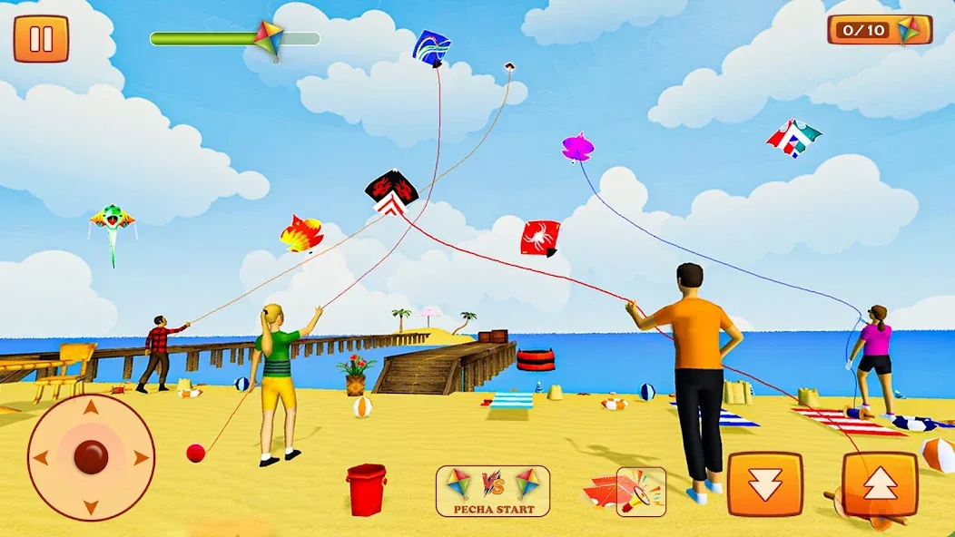 Kite Game: Kite Flying Game 3D  [МОД Unlimited Money] Screenshot 4