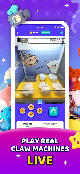 Claw Eden - Real Claw Machine (Клоу Эден)  [МОД Бесконечные монеты] Screenshot 1