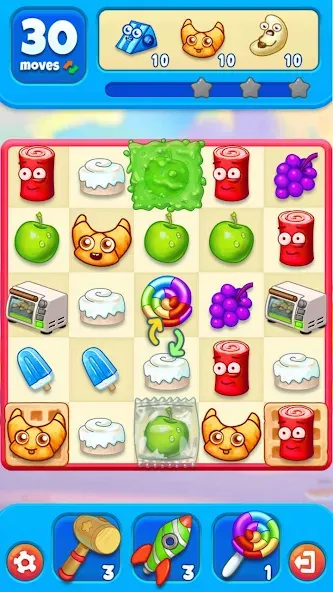 Sugar Heroes - match 3 game  [МОД Много денег] Screenshot 5