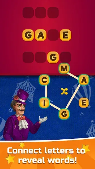 Circus Words: Magic Puzzle  [МОД Unlocked] Screenshot 3