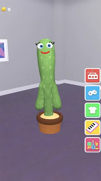 Talking Cactus (Токинг Кактус)  [МОД Много монет] Screenshot 1