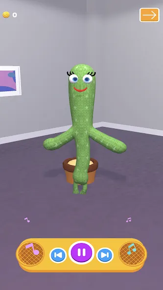 Talking Cactus (Токинг Кактус)  [МОД Много монет] Screenshot 2