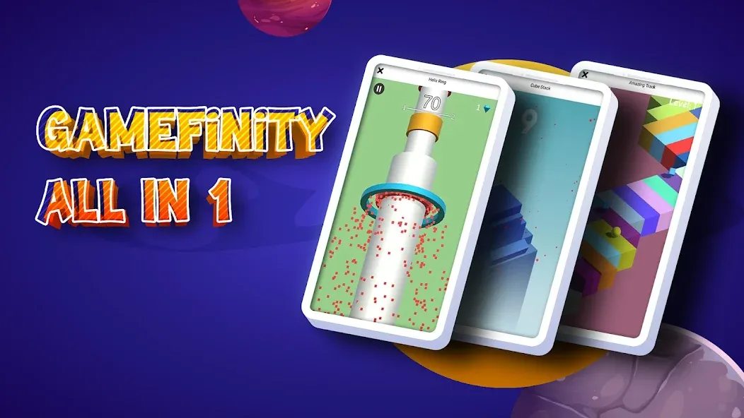 GameFinity: Arcade Mini games  [МОД Mega Pack] Screenshot 1