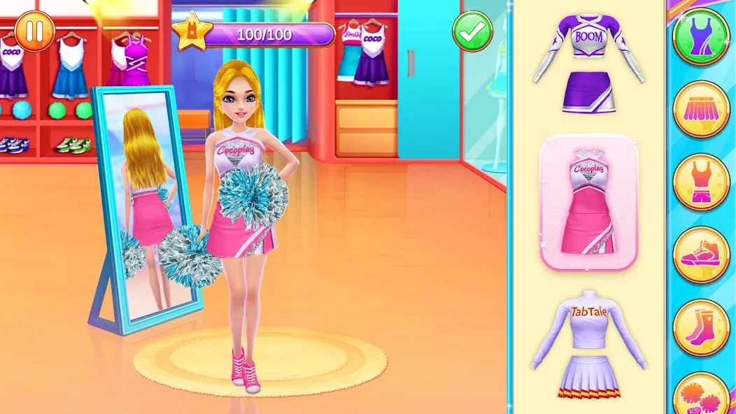 Cheerleader Champion Dance Now  [МОД Много денег] Screenshot 1