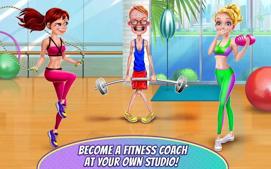 Fitness Girl - Dance & Play  [МОД Меню] Screenshot 2