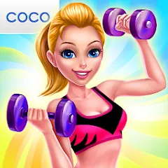 Скачать взломанную Fitness Girl - Dance & Play  [МОД Меню] - последняя версия apk на Андроид