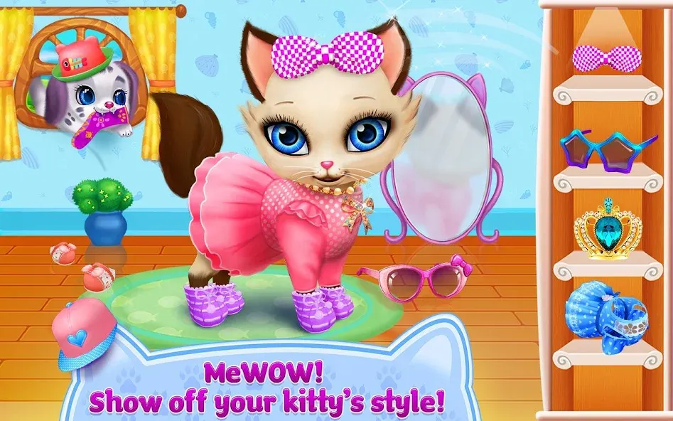 Kitty Love - My Fluffy Pet  [МОД Бесконечные монеты] Screenshot 1