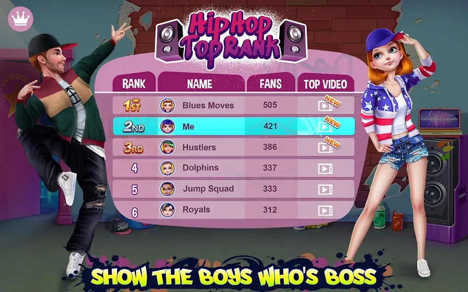 Hip Hop Battle - Girls vs Boys  [МОД Меню] Screenshot 5