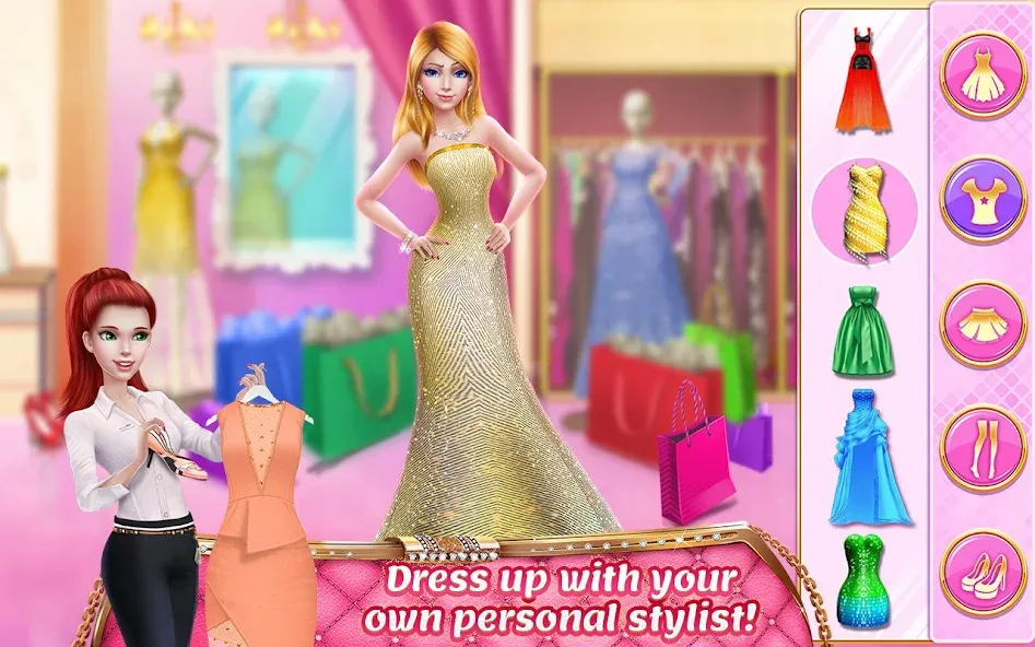 Rich Girl Mall - Shopping Game  [МОД Unlocked] Screenshot 1