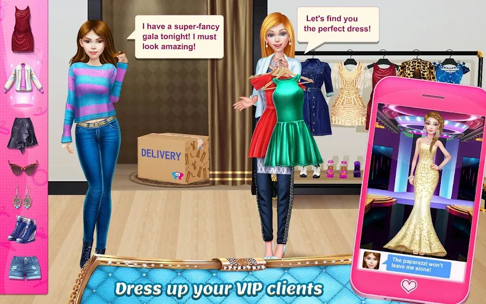 Stylist Girl: Make Me Fabulous  [МОД Все открыто] Screenshot 2