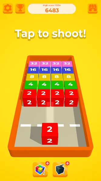 Chain Cube 2048: 3D merge game (Чейн Куб)  [МОД Все открыто] Screenshot 2