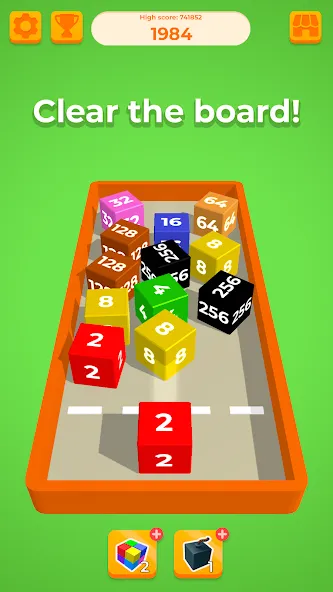 Chain Cube 2048: 3D merge game (Чейн Куб)  [МОД Все открыто] Screenshot 3