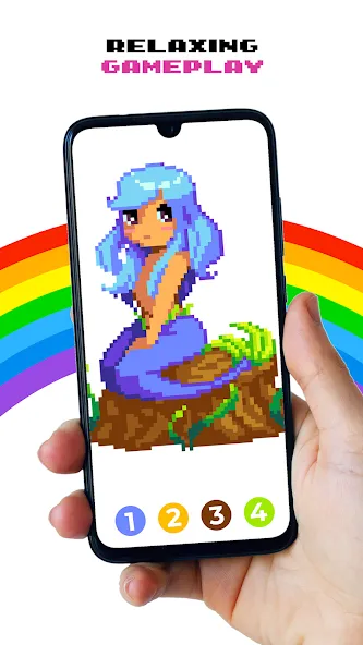 Pixel by Number™ - Pixel Art (Пиксель по номеру)  [МОД Menu] Screenshot 5