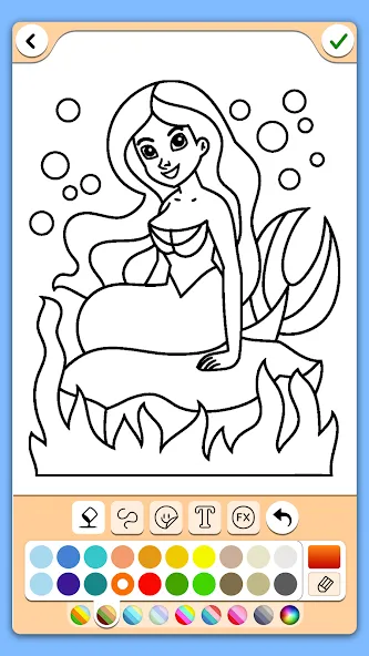 Coloring for girls and women  [МОД Бесконечные монеты] Screenshot 1