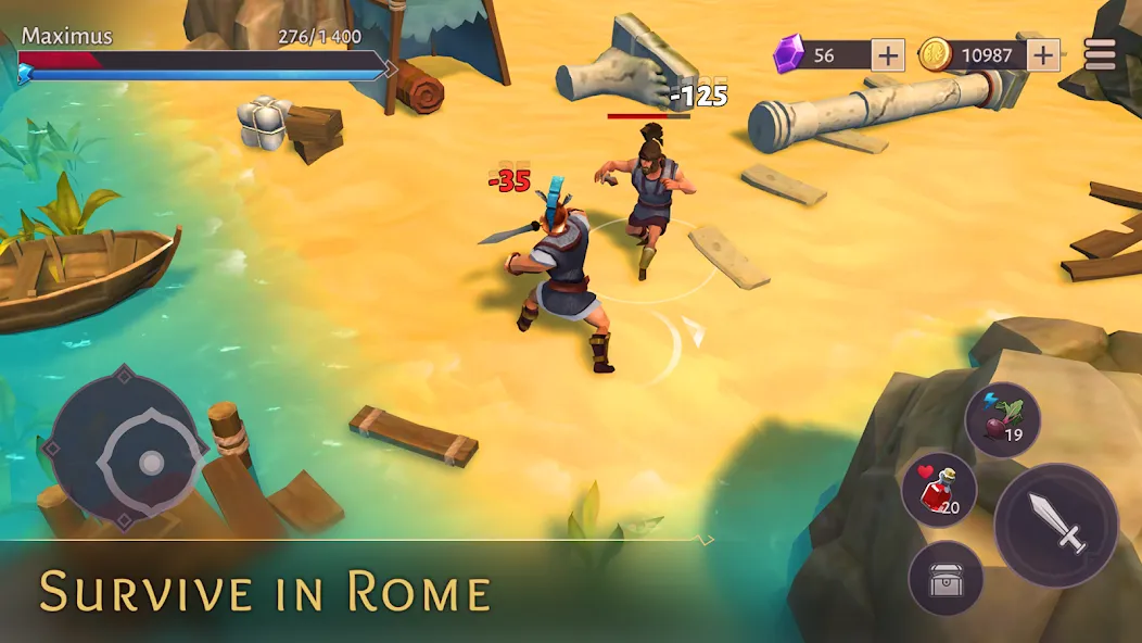 Gladiators: Survival in Rome  [МОД Много монет] Screenshot 1