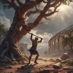 Скачать взломанную Gladiators: Survival in Rome  [МОД Много монет] - последняя версия apk на Андроид