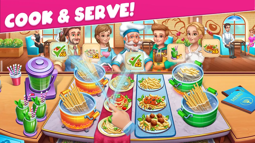 Cooking Taste Restaurant Games  [МОД Mega Pack] Screenshot 3