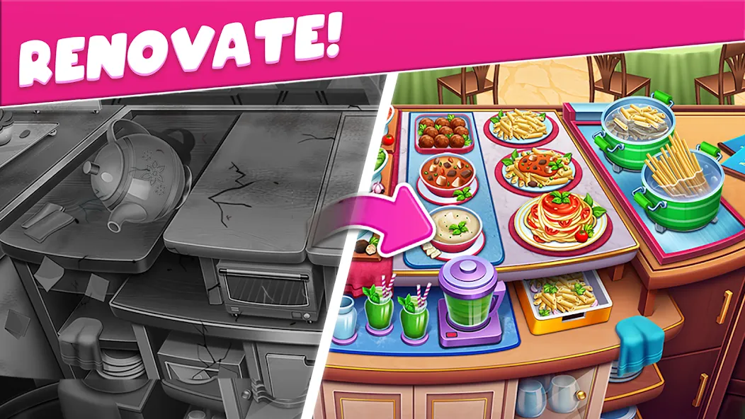 Cooking Taste Restaurant Games  [МОД Mega Pack] Screenshot 4