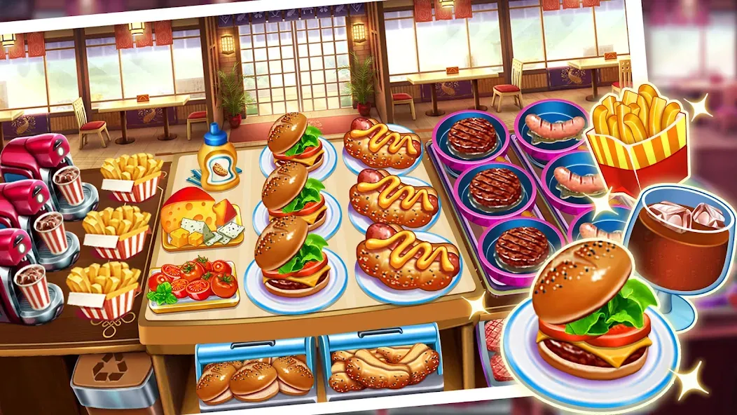 Food Game Crazy Super Chef  [МОД Много монет] Screenshot 4