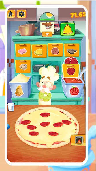 Pizza Maker - Cooking Games (Пицца Мейкер)  [МОД Много монет] Screenshot 2