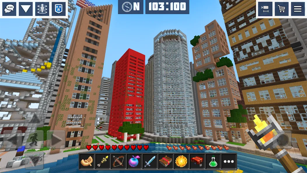 Block Craft World:Planet Craft  [МОД Много монет] Screenshot 3