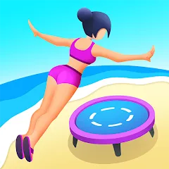 Взломанная Flip Jump Stack!  [МОД Unlimited Money] - последняя версия apk на Андроид