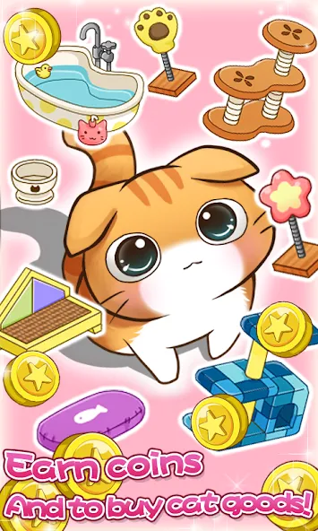 Cat Room - Cute Cat Games (Кэт Рум)  [МОД Много монет] Screenshot 5