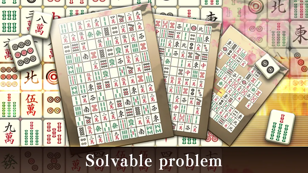 Mahjong Puzzle Shisensho (Маджонг Пазл Шисеншо)  [МОД Много монет] Screenshot 2