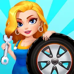 Взлом Car Fix Inc - Mechanic Garage (Кар Фикс Инк)  [МОД Бесконечные монеты] - последняя версия apk на Андроид