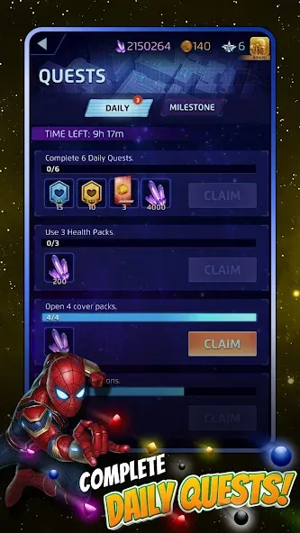 MARVEL Puzzle Quest: Hero RPG (Марвел Пазл Квест)  [МОД Mega Pack] Screenshot 5