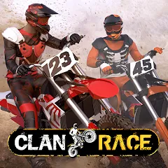 Взломанная Clan Race: PVP Motocross races (Клан Рейс)  [МОД Menu] - полная версия apk на Андроид