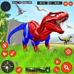 Скачать взлом Real Dino Hunter 3D Gun Games (Уайлд Динозавр Хантер Ган Геймс)  [МОД Unlimited Money] - полная версия apk на Андроид