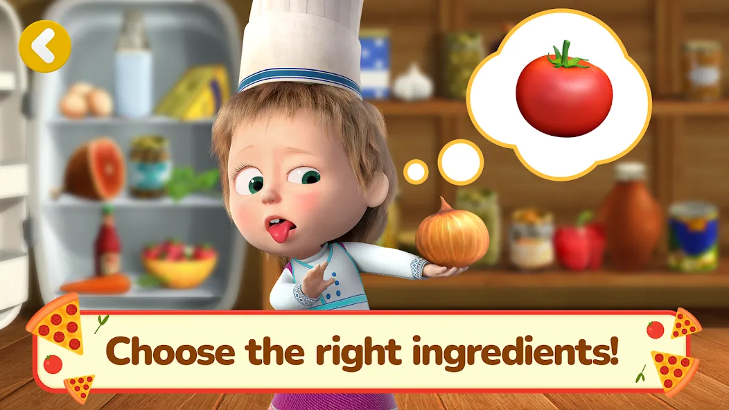 Masha and the Bear Pizza Maker  [МОД Бесконечные монеты] Screenshot 2