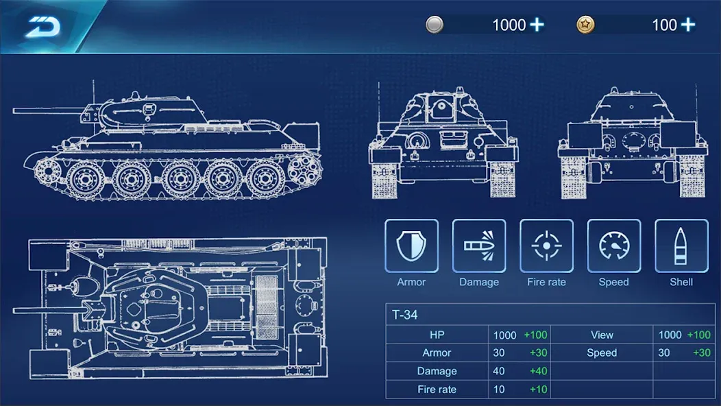 Ace Tank  [МОД Много монет] Screenshot 2